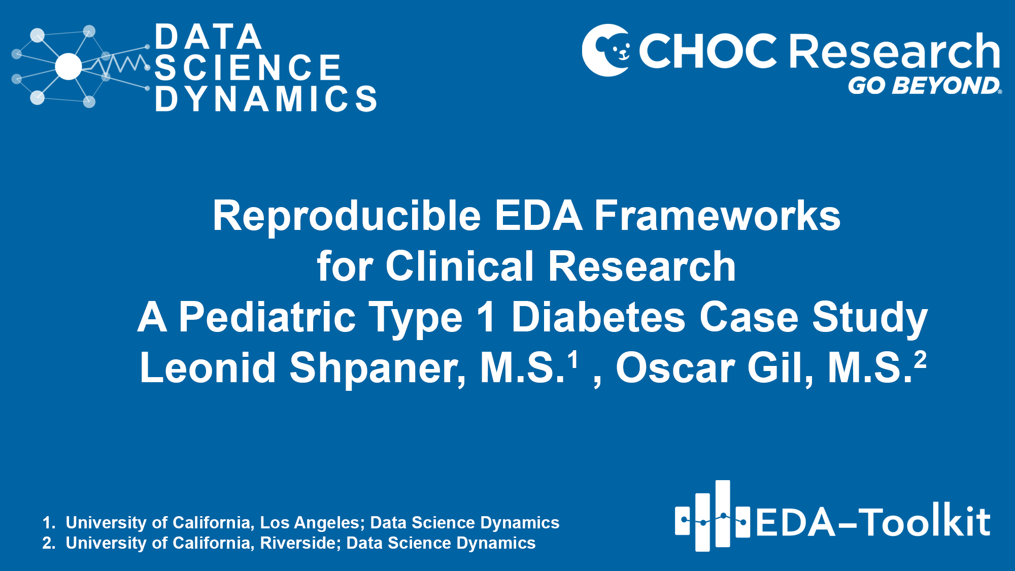 CHOC Pediatric and Lifespan Data Science Conference 2026