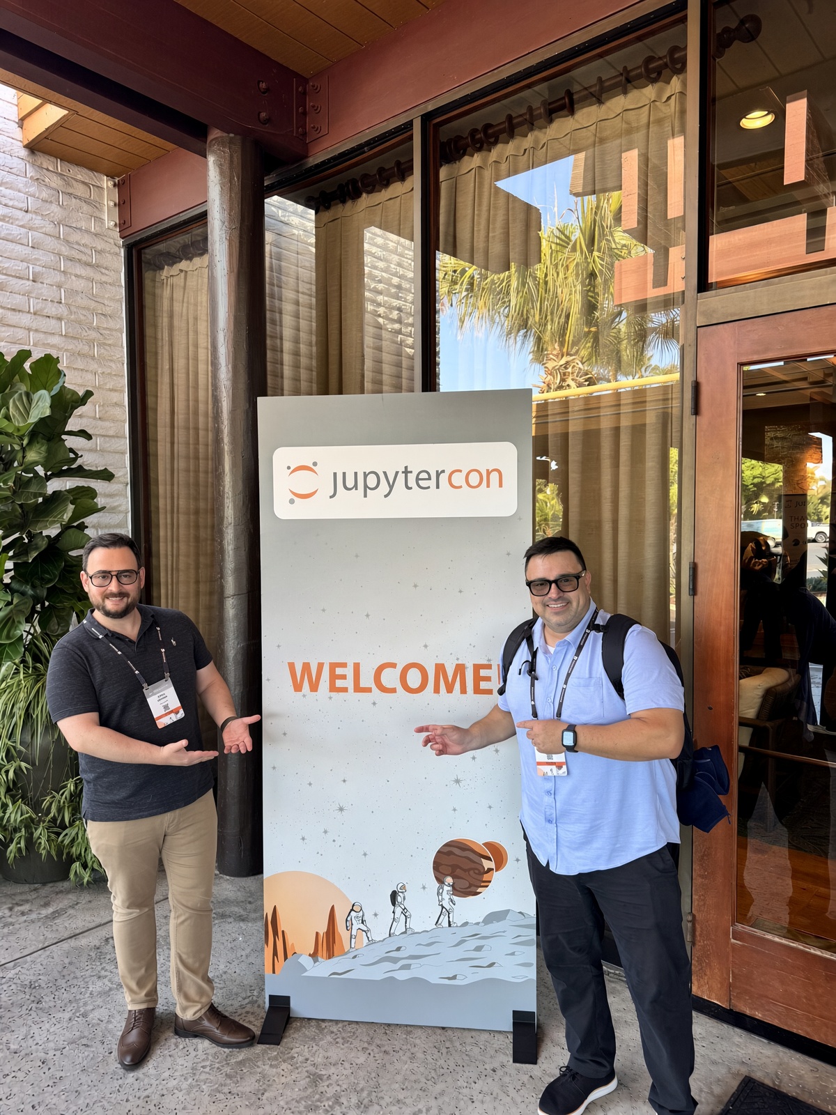 At JupyterCon 2025, San Diego